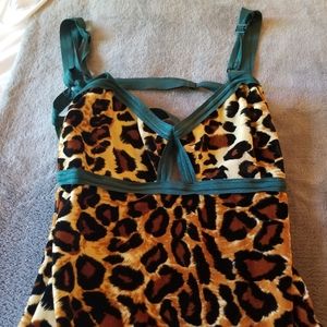 Solstice Intimates Cheetah Bodysuit